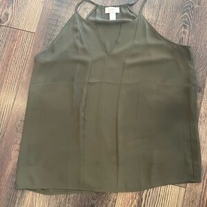 LOFT Women's Olive Green Halter Top